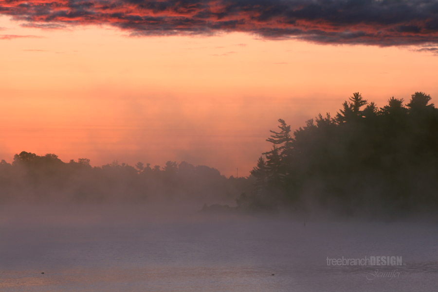 Sunrise in the Mist, a Beautiful World We Live In.